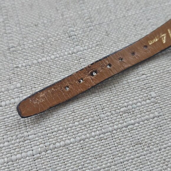 Vintage Antica Murrina Veneziana Wristwatch RIALTO Black Leather Strap Watch - Picture 9 of 12